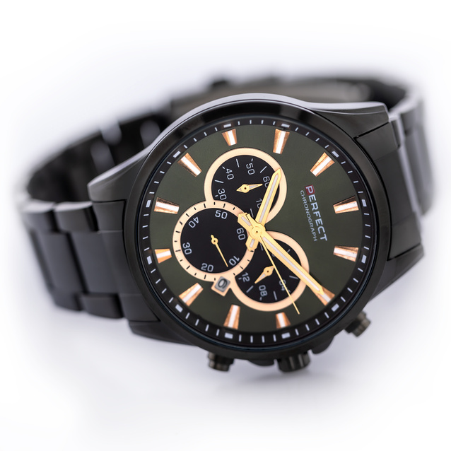 PERFECT MALE WATCH M510CH-04 - CHRONOGRAPH (zp386d) + BOX