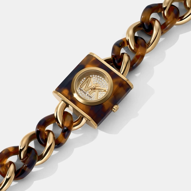 ZEGAREK DAMSKI Michael Kors Chain Lock MK4808 + BOX