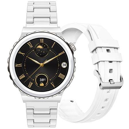 SMARTWATCH FOR WOMEN Rubicon RNCE92 - CONNECTIONS, CERAMIC (sr038c)