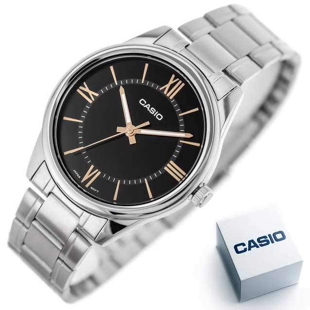 CASIO MEN'S WATCH MTP-V005D-1B5 + BOX