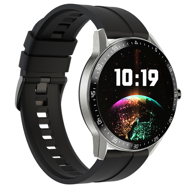 SMARTWATCH MĘSKI G. Rossi SW018-1 silver/black (sg012a) WŁASNE TARCZE