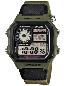 CASIO MEN'S WATCH AE-1200WHB-3B + BOX