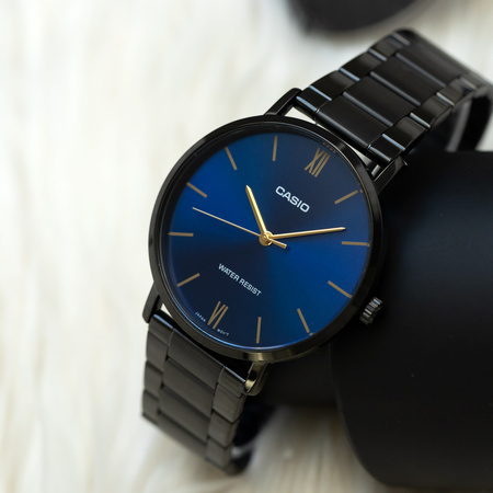 Casio Men's Watch MTP-VT01B-2B + BOX