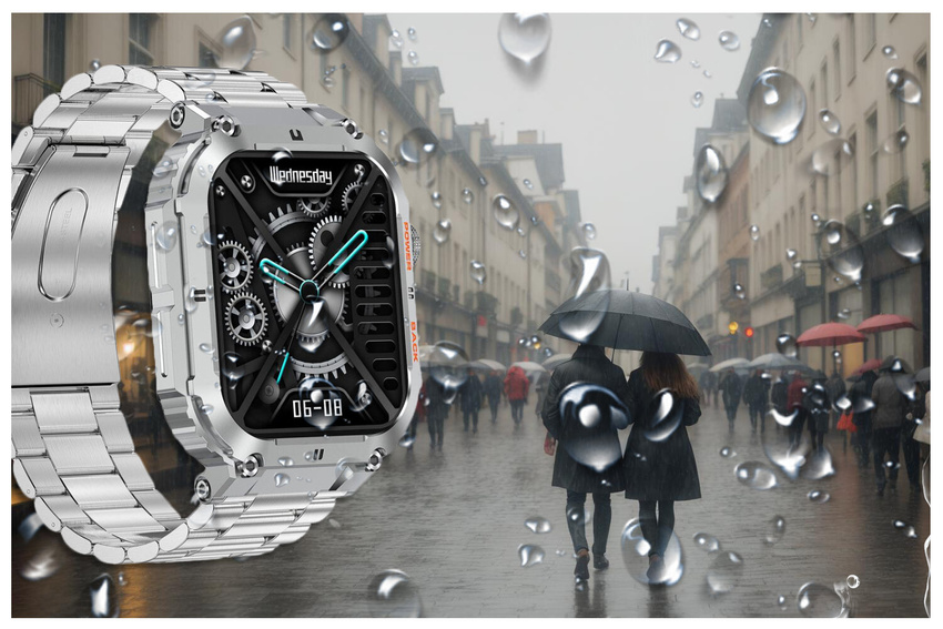 GRAVITY GT6-7 MEN'S SMARTWATCH - CALL MAKING, SNOW MONITOR (sg020g)
