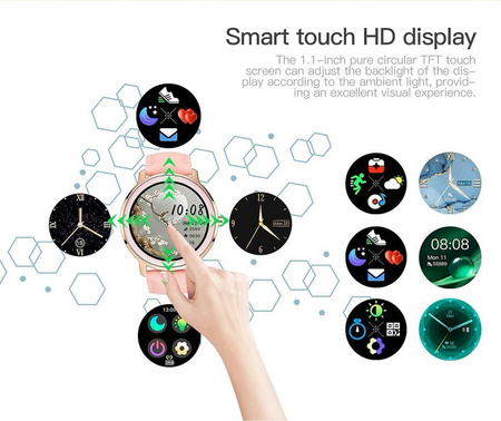 Rubicon RNBE66 WOMEN'S SMARTWATCH - OWN dial (sr014b)