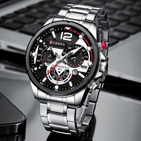 MEN'S WATCH CURREN 8395 (zc019a) - CHRONOGRAPH
