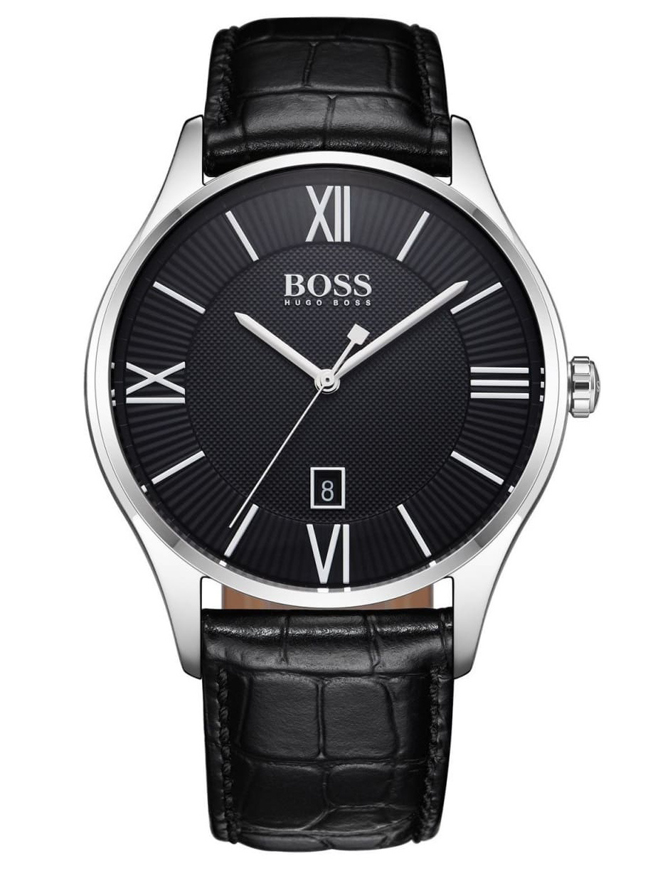 Pánske hodinky Hugo Boss 1513485 Governor s čiernym ciferníkom