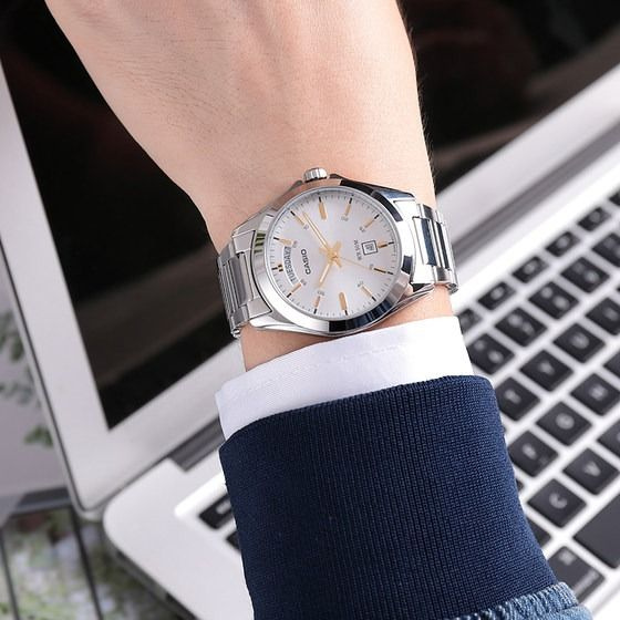 ZEGAREK MĘSKI CASIO MTP-1370D-7A2V (zd025d) + BOX