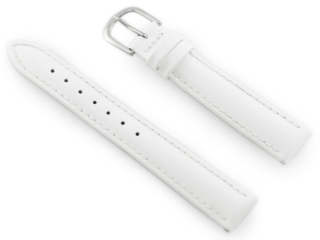BISSET BS-115 leather watch strap -16mm - lacquered