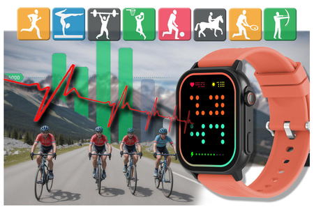 SMARTWATCH UNISEX GRAVITY GT15-3 - BLUETOOTH CONNECTIONS, ADDITIONAL PASSAGE (sg029c)