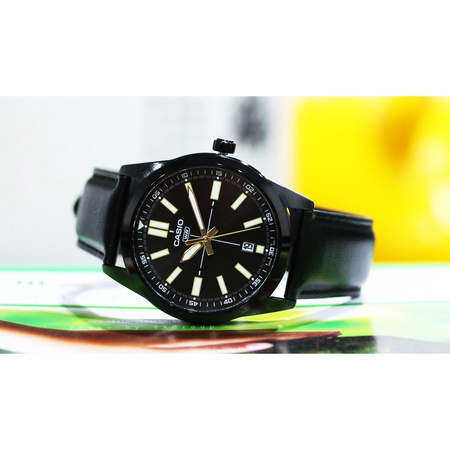 CASIO MEN'S WATCH MTP-VD02BL-1E + BOX