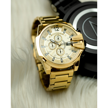 PERFECT MALE WATCH M513CH-05 - CHRONOGRAPH (zp387d) + BOX