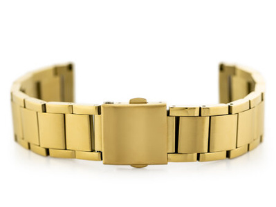 Pacific Model 9 solid gold 14mm bracelet