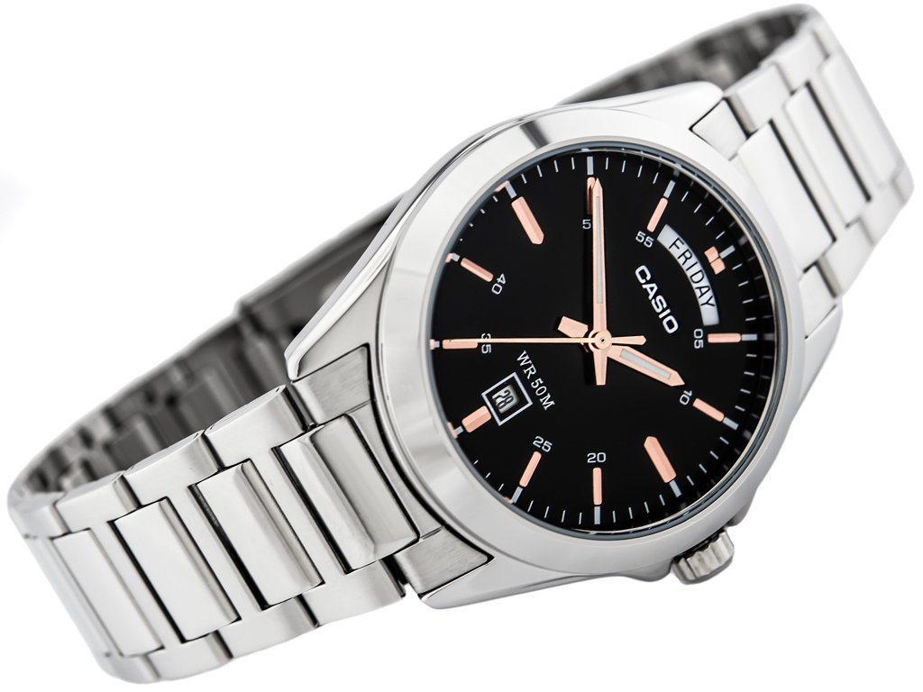 ZEGAREK MĘSKI CASIO MTP-1370D-1A2V (zd025a) + BOX
