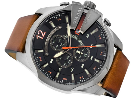 DIESEL MEN'S WATCH DZ4343 - MEGA CHIEF + BOX