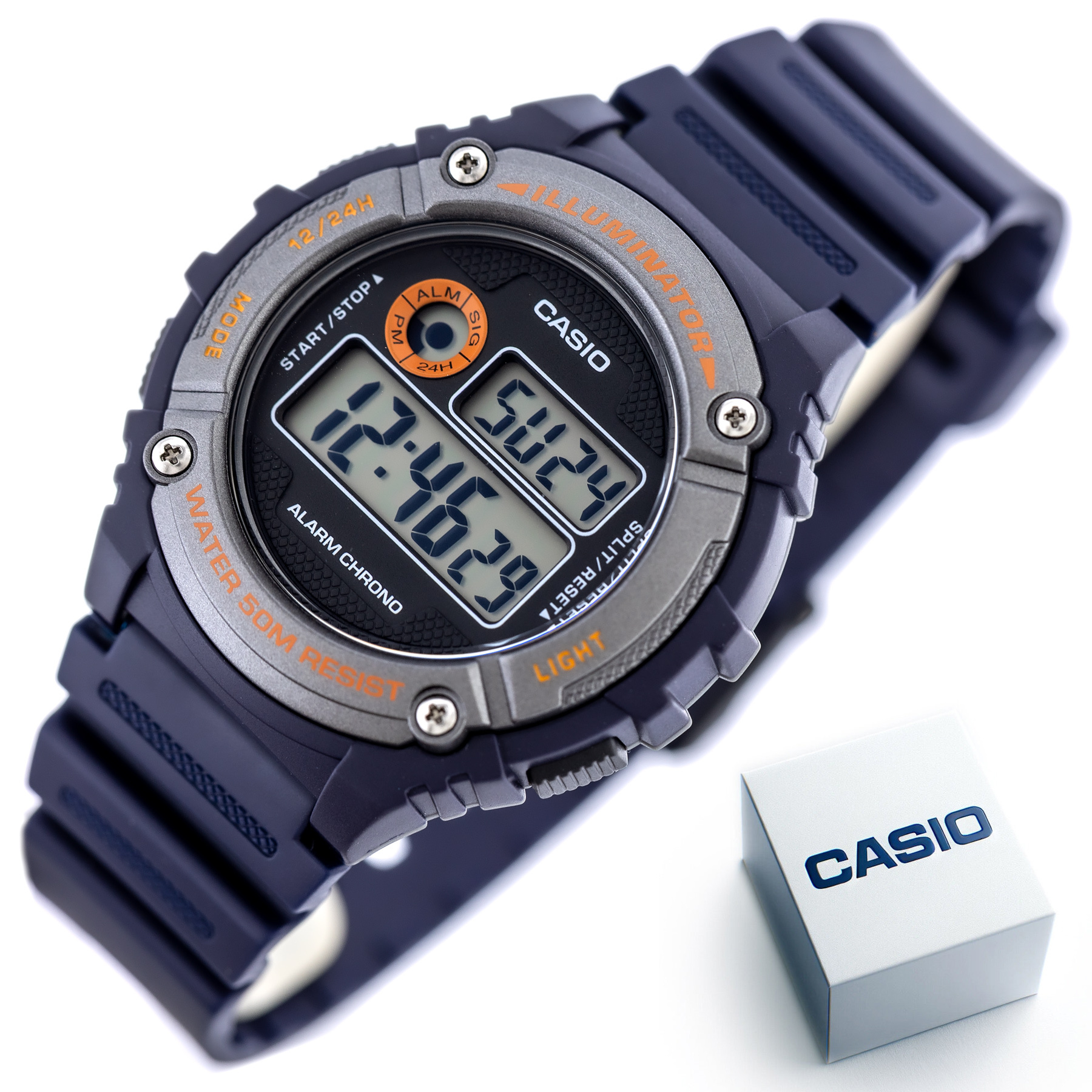 Zegarek Męski Casio W-216H-2BVDF + BOX