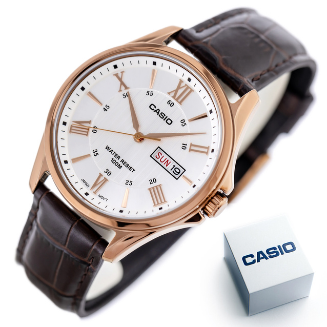 ZEGAREK MĘSKI CASIO MTP-1384L-7A + BOX