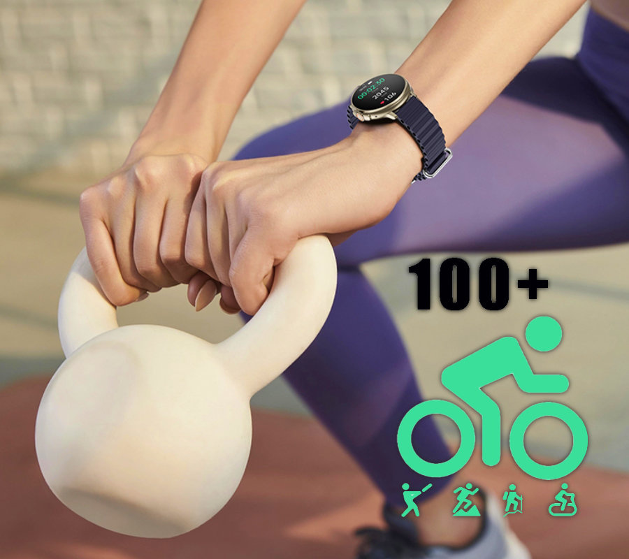 SMARTWATCH UNISEX Rubicon RNCF15 - BLUETOOTH CALL, ŁADOWANIE BEZPRZEWODOWE