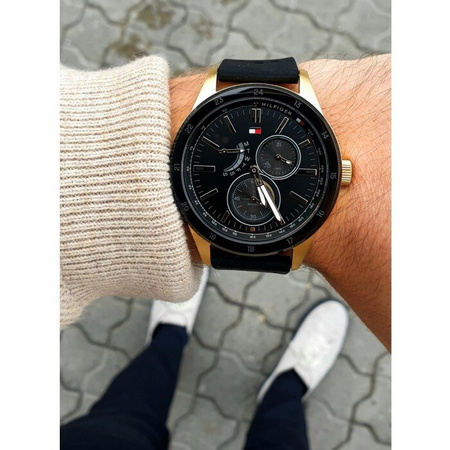 TOMMY HILFIGER MEN'S WATCH 1791636 AUSTIN (zf017a) + BOX