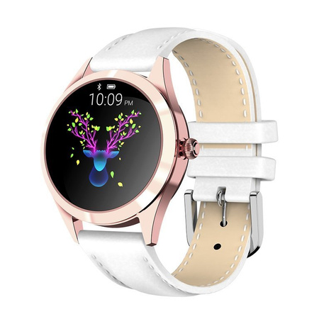 WOMEN'S SMARTWATCH G. Rossi SW017-5 r.gold/white (sg011e)