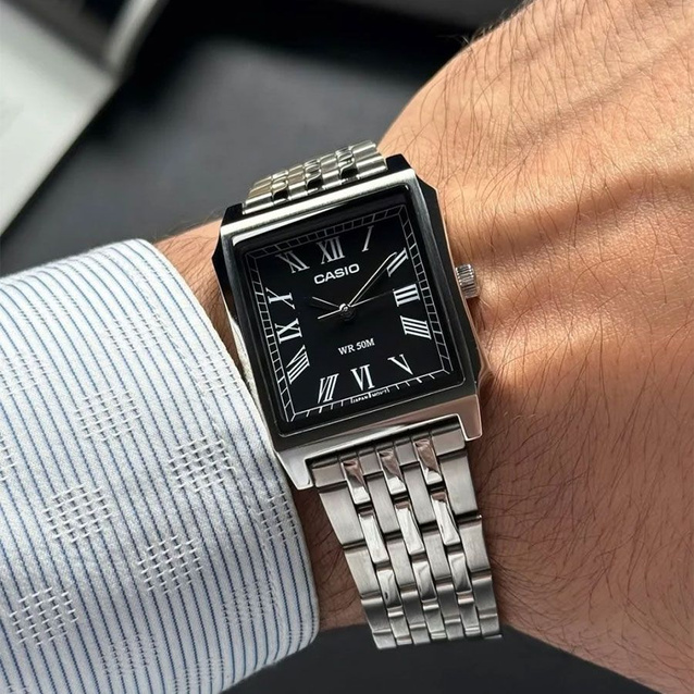 ZEGAREK MĘSKI CASIO MTP-B190D-1B + BOX