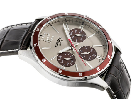 CASIO MEN'S WATCH MTP-1374L-7A1V (zd064c) + BOX