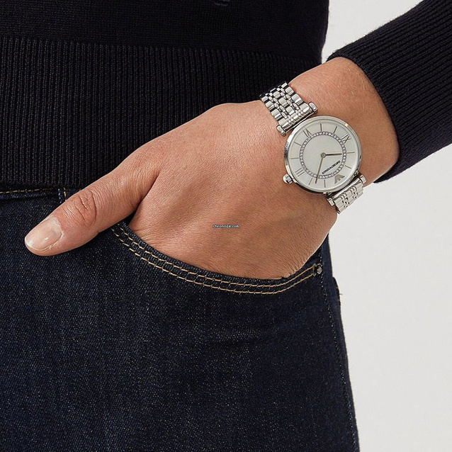 EMPORIO ARMANI AR1908 - CLASSIC WOMEN'S WATCH (zi501b) + BOX 