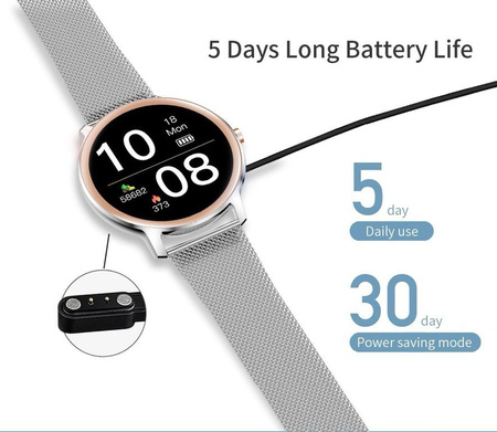 Rubicon RNBE66 WOMEN'S SMARTWATCH - OWN dial (sr014b)