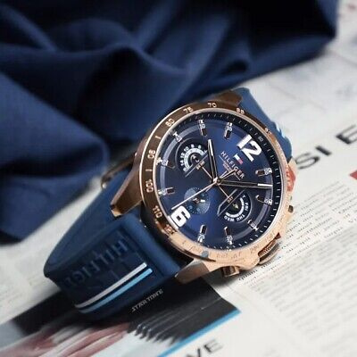 TOMMY HILFIGER MEN'S WATCH 1791474 DECKER (zf001d) + BOX