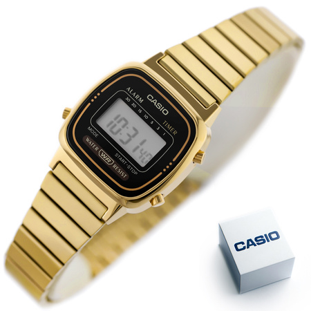 CASIO VINTAGE LA670WGA-1 WOMEN'S WATCH (zd597b) + BOX
