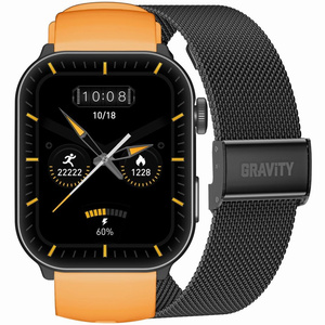 SMARTWATCH UNISEX GRAVITY GT28-2 - ROZMOWY BLUETOOTH, DODATKOWY PASEK (sg037b)