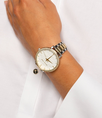 ZEGAREK DAMSKI MICHAEL KORS Pyper Bicolor MK4595 - (zm521g)