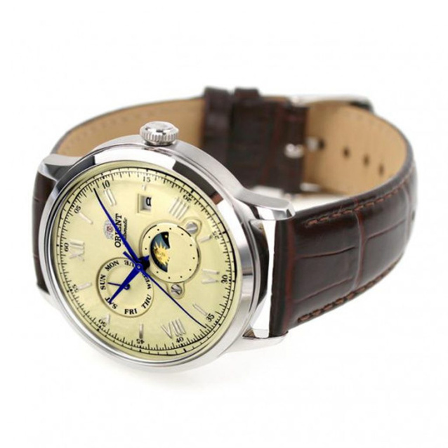 Orient Classic Sun & Moon Men's Watch RA-AK0803Y10B + BOX