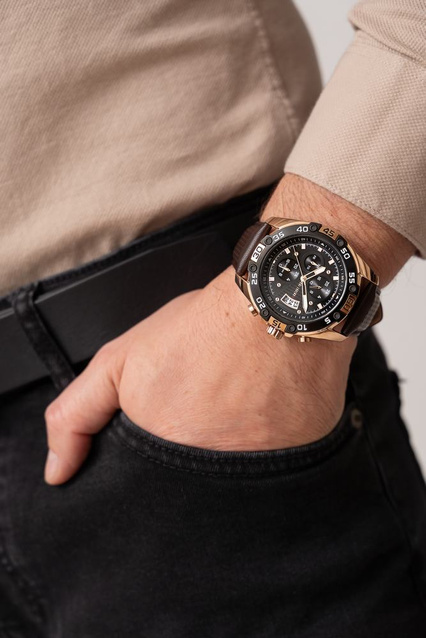 PAUL LORENS MALE WATCH -PL8754A5-1B1 (zg375d) + BOX