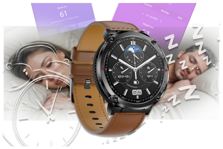 GRAVITY GT21-4 MEN'S SMARTWATCH - BLUETOOTH CALL, ADDITIONAL BELT (sg025d)