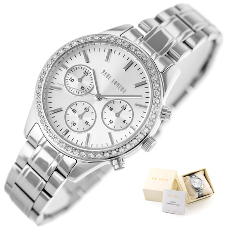 PAUL LORENS WOMEN'S WATCH - PL20020B-3C1 (zg569c) + BOX