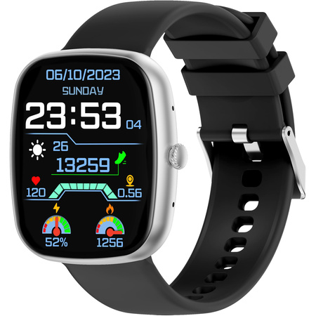 SMARTWATCH UNISEX GRAVITY GT18-4 - BLUETOOTH CONNECTIONS, ADDITIONAL PASSAGE (sg036d)