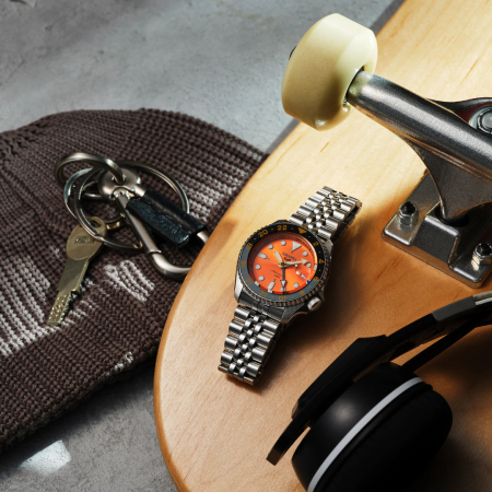 MEN'S WATCH SEIKO 5 SPORTS SSK005K1 GMT AUTOMAT WR100 + BOX