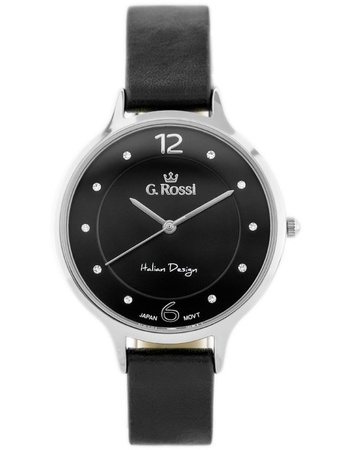 WOMEN'S WATCH G. ROSSI - 10411A-1A1 ON PASK (zg714e) + BOX