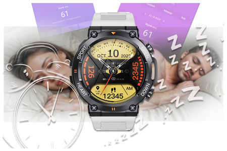 SMARTWATCH MĘSKI GRAVITY GT7-6 PRO - WYKONYWANIE POŁĄCZEŃ, PULSOKSYMETR (sg018f)