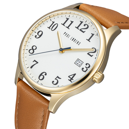 PAUL LORENS MALE WATCH - PL20016A-4B2 (zg380d) + BOX