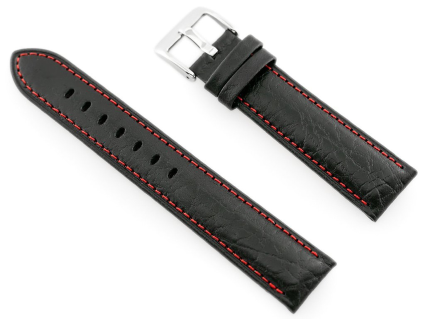 BISSET BS-157 leather watch strap - 18mm