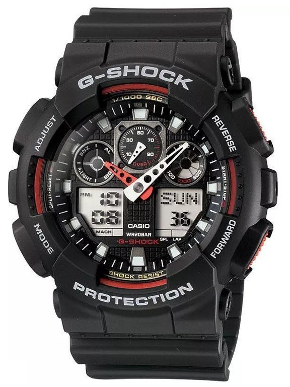 Pánske hodinky CASIO G-SHOCK GA-100-1A4ER (zd135c)