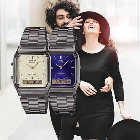 ZEGAREK UNISEX CASIO Vintage  AQ-230GG-9A + BOX