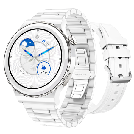 SMARTWATCH FOR WOMEN Rubicon RNCE92 - CONNECTIONS, CERAMIC (sr038c)