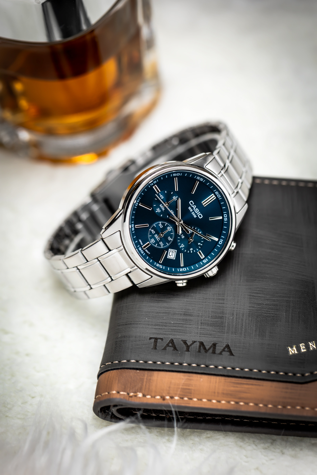 ZEGAREK MĘSKI CASIO MTP-E515D-2A1 (zd265b) + BOX