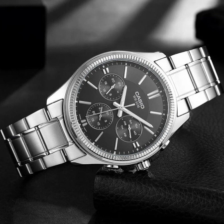 ZEGAREK MĘSKI CASIO MTP-1375D-1AVDF (zd112b) + BOX