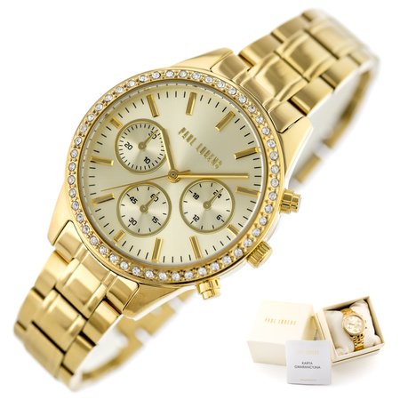 PAUL LORENS WOMEN'S WATCH - PL20020B-4D1 (zg569a) + BOX