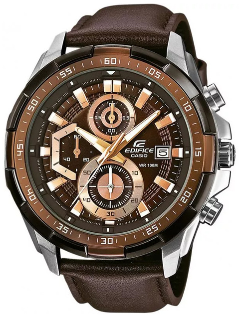 CASIO EDIFICE MEN'S WATCH EFR-539L-5AVUDF + BOX
