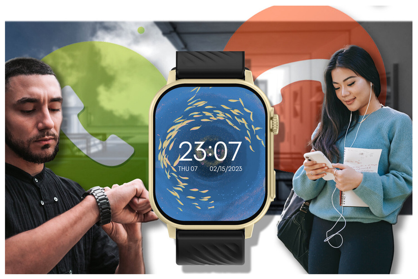 SMARTWATCH UNISEX GRAVITY GT15-6 - BLUETOOTH CONNECTIONS, ADDITIONAL PASSAGE (sg029f)